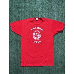 Vintage 70s Baffour Sportswear Luther Hall Red T-shirt Men's XL